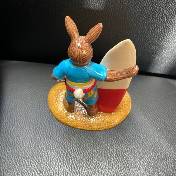 Aussie Surfer Wax On Bunnykins by Royal Doulton - Picture 11 of 12